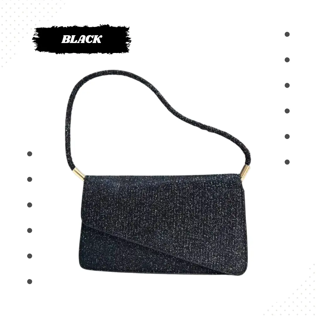 Rhinestone Shimmer Evening Handbag