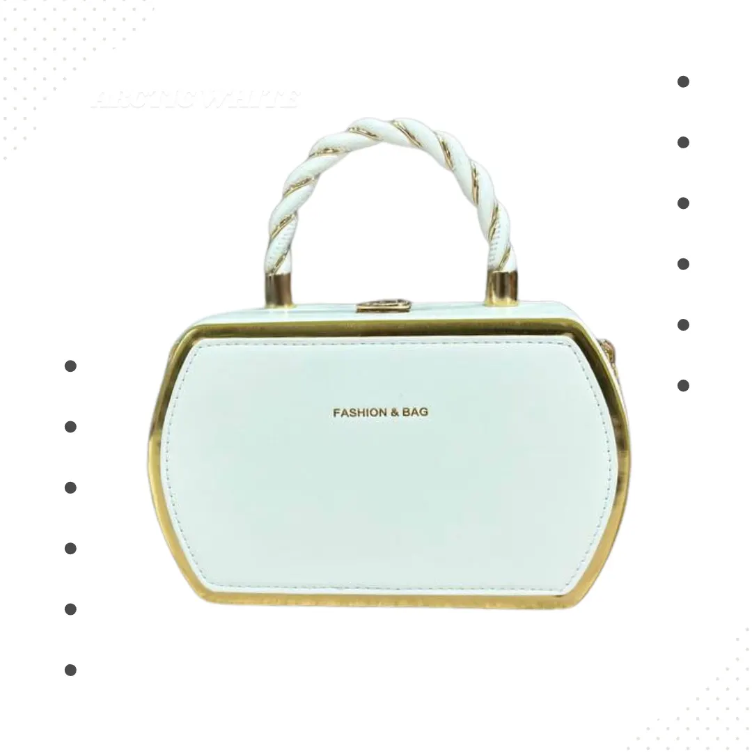 Premium Geometric Box Handbag