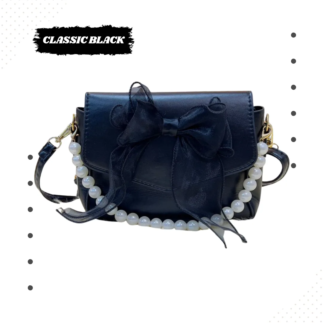 Pearl Handle Mini Crossbody Bag