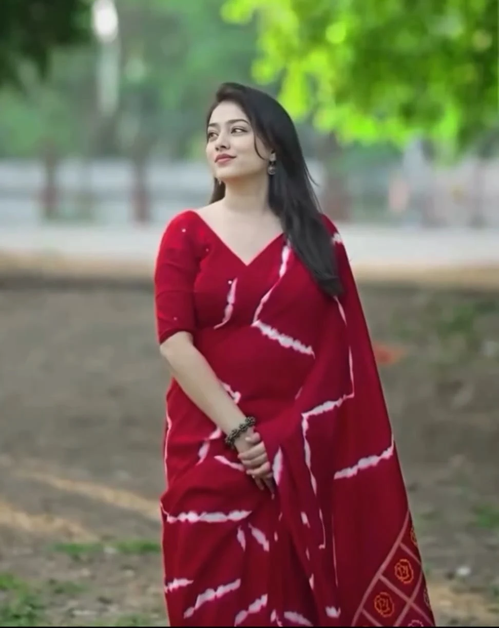 Digital Print Sharee with Blouse Piece