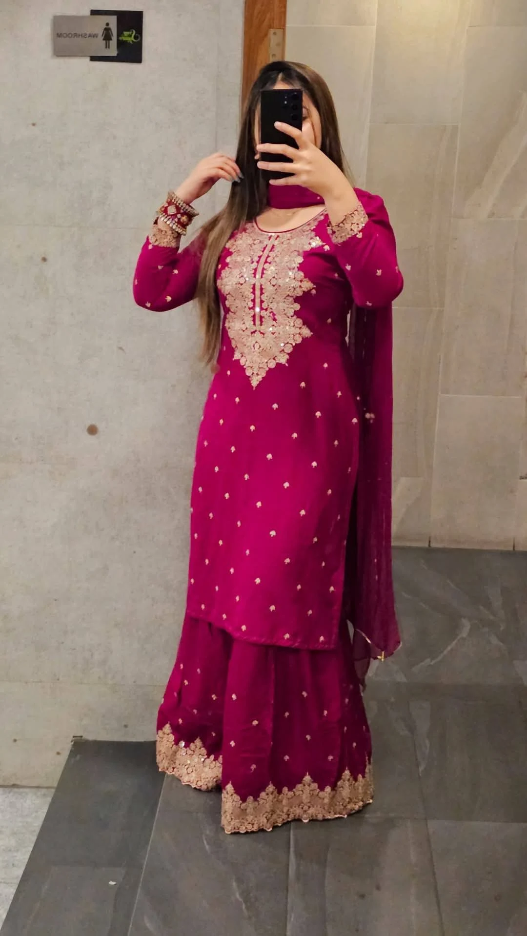 Ac Cotton Garara Three Piece